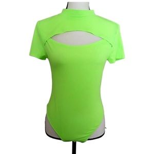 NWOT Neon Green Body Sz M